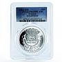 Jamaica 10 dollars 21th Anniversary of Independence PR69 PCGS silver coin 1983