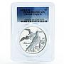 British Virgin Islands 1 dollar Magnificent Frigates PR69 PCGS silver coin 1976