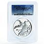 British Virgin Islands 1 dollar Magnificent Frigates PR68 PCGS silver coin 1977