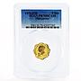 Philippines 5 sentimos Revolutionairy Melchora Aguino PR70 PCGS copper coin 1976