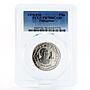 Philippines 1 piso Revolutionary Jose Rizal PR70 PCGS nickel coin 1976