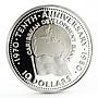Bahamas 10 dollars 10th Anniversary of Caribbean Bank proof silver coin 1980