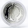 Belize 25 dollars 10th Anniversary of Caribbean Bank proof silver coin 1980