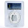 United Arab Emirates 50 dirhams World Children UNICEF PR69 PCGS silver coin 1998