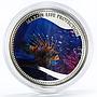 Palau 5 dollars Marine Life Protection series Lionfish silver coin 2009