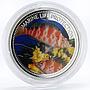 Palau 5 dollars Marine Life Protection series Bergall Fish silver coin 2006