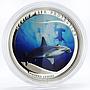 Palau 5 dollars Marine Life Protection series Hammerhead Shark silver coin 2010