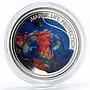 Palau 5 dollars Marine Life Protection series Reef Fish silver coin 2006