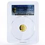 Niue 25 dollars Protect Our World Tree PR70 PCGS proof gold coin 1996