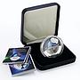 Fiji 10 dollars Meteorites series Canadian Abee colored proof silver coin 2012