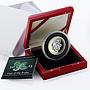 Palau 5 dollars Lunar Calendar series Year of the Snake gilded silver coin 2013