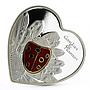 Palau 5 dollars Good Luck and Prosperity series Ladybug silver coin 2009