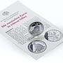 Russia Russian Tsars series Catherine the Second proof silver token