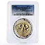 Bulgaria 10 leva Treasures of Bulgaria Gold Mask PR68 PCGS silver coin 2005