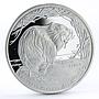 Hungary 3000 forint Endangered Wildlife series Beaver proof silver coin 2000