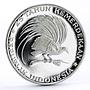 Indonesia 200 rupiah 25th Anniversary Independence Great Bird silver coin 1970