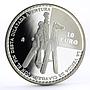 Spain 10 euro Jubilee of Don Quixote of La Mancha proof silver coin 2005