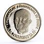 Burundi 25 francs 50th Anniversary of Sultan Mwambutsan's Reign silver coin 1966
