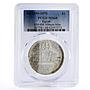 Egypt 1 pound 25 Years to Abbasia Ministery Mint MS68 PCGS silver coin 1979