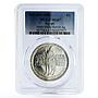 Egypt 1 pound 100 Years to Orabi Revolt Man on Horse MS67 PCGS silver coin 1981