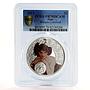 Niue 1 dollar A. Mucha Zodiac Signs series Scorpio PR70 PCGS silver coin 2011