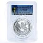 Andorra 10 diners Holy Helpers series St. George PR69 PCGS silver coin 2010