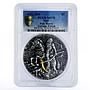 Niue 5 dollars Four Horsemen Apocalypse Pale Horse MS70 PCGS silver coin 2021