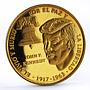 Panama 1 balboa President John Kennedy Statesman Bell Politics CuNi coin 1988