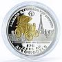 Palau 5 dollars 125 Years of Automobile Panhard Levassor gilded silver coin 2011
