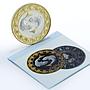 Tokelau 5 dollars Zodiac Signs series Pisces gilded silver coin 2012