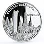 Sierra Leone 10 dollars Holy Churches Rosary Basilica silver coin 2009