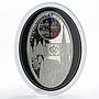 Niue 1 dollar Gothic Cathedrals series Stephansdom colored silver coin 2010