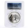 Cook Islands 50 dollars Pedro de Mendoza Monument PR67 PCGS silver coin 1992