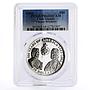 Cook Islands 50 dollars Pinzon Brothers Travellers PR68 PCGS silver coin 1993