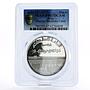 Iraq 1 dinar Tharthar Euphrates Canal PR67 PCGS proof silver coin 1977