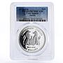 Cook Islands 10 dollars Coronation Jubilee Beasts PR70 PCGS silver coin 1978