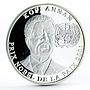 Congo 10 francs Kofi Annan Nobel Peace Prize proof silver coin 2001