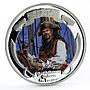 Niue 2 dollars Caribbean Pirates Bartholomew Roberts colored silver coin 2011