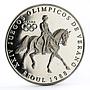 Panama 1 balboa Seoul Olympic Summer Games series Equestrian CuNi coin 1988