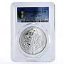 Israel 2 sheqalim Biblical Art Burning Bush PR69 PCGS silver coin 2004