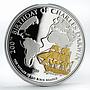 Samoa 10 dollars Birthday of Charles Darwin Ship Beagle proof silver coin 2009