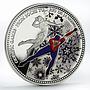 Samoa 10 dollars From Sochi to Rio series Skater colored silver coin 2014