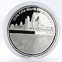 Cambodia 3000 riels Football World Cup in Germany Angkor Wat silver coin 2004