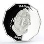 Liberia 10 dollars Female or Male Illusion silver coin 2001