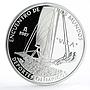 Spain 10 euro Olympic Sailing Vela Boat Ship proof silver coin 2007