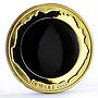 Turkey 30 lira Total Sun Eclipse Space Effect gilded silver coin 2006