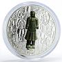 Laos 1000 kip Armored Officer Army Defence proof silver coin 2009