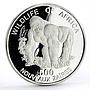 Zaire 500 francs African Wildlife Fauna Gorilla proof silver coin 1996