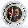 Cook Islands 2 dollars 60 Years to Kalashnikov Rifle colored silver coin 2007