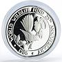 Samoa 10 dollars Conservation Wildlife Fantail Bird Fauna proof silver coin 1986